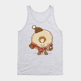 Bacon Scarf Maple Donut Tank Top